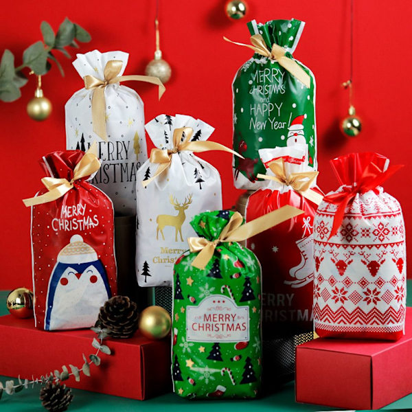 50 stk julegodteriposer Baking Emballasje STYLE A STIL A Style A