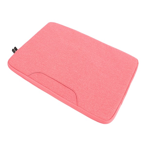 14,1–15,4 tommers Laptop Håndveske Metallglidelås Stor Kapasitet Beskyttende Laptop Sleeve Veske Rosa