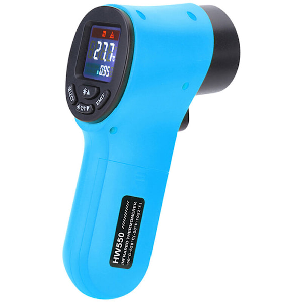 Bærbar Berøringsfri Digitalt Infrarødt Termometer Pyrometer Akvarium LCD Laser Utendørs Termometer Industrielt Termometer -50~550C, Oransje
