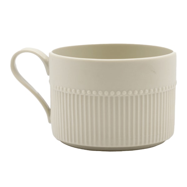 250ml keramisk kaffekopp, enfärgad tekopp, vacker och Beige