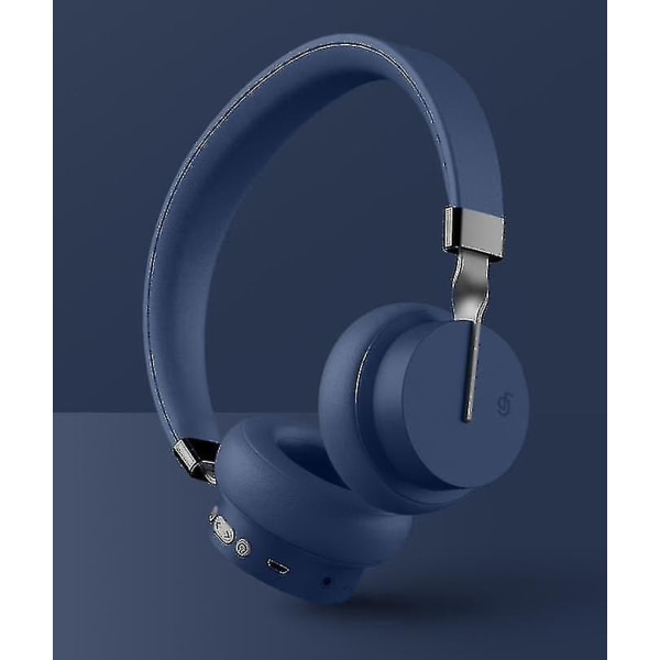 Trådløse Bluetooth hovedtelefoner med mikrofon, on-ear hovedtelefoner til smartphone laptop