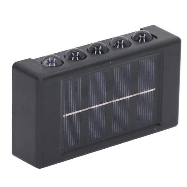Opp Ned LED Solar Vegglampe IP65 Vanntett Dobbel Ende Solcelledrevet Vegglampe 600mAh