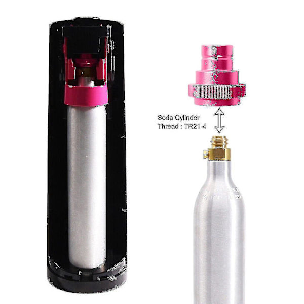 Quick Adapter til Co2 Soda Water Sparkler Duo, Tank Canister Conversion For Soda Stream Soda Machine Ny Gold