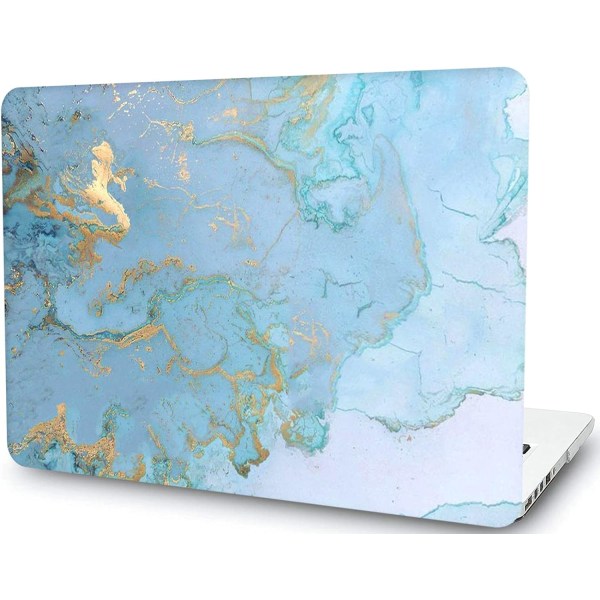 Blå Marble Laptop Skal - MacBook Air 13 tums case