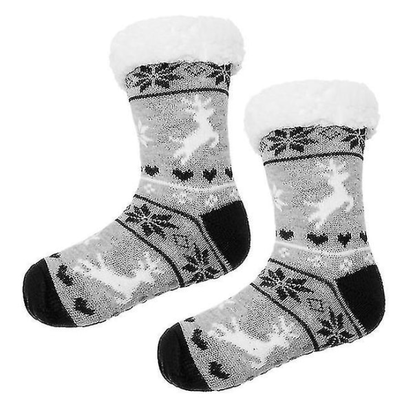 Dam Vinter Fuzzy Warm Socks Non Halk Supermjuk tjock julstrumpa type2
