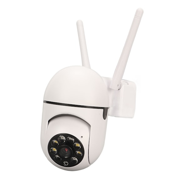 Turvakamera 1080P HD 2.4GHz WiFi Kaksisuuntainen Puhelu Liikehälytys Älykäs Kamera Kotitalouskäyttöön 100–240V EU-pistoke