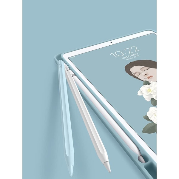 iPad Air 3 10 2 tums Touchpad Tangentbord Case Retro rund knapp Pink