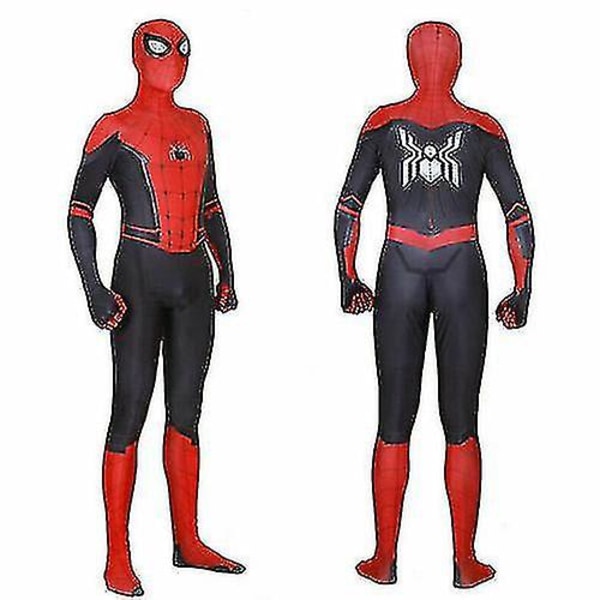 Spider Man Into The Superhero Costume Barn Miles Morales Cosplay Vuxen CNMR black 170cm Red 130cm
