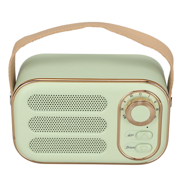 Bluetooth-kaiutin Stereo HiFi Ääni USB-lataus Retro Kannettava Langaton Kaiutin Kotiin Matkalle Vihreä