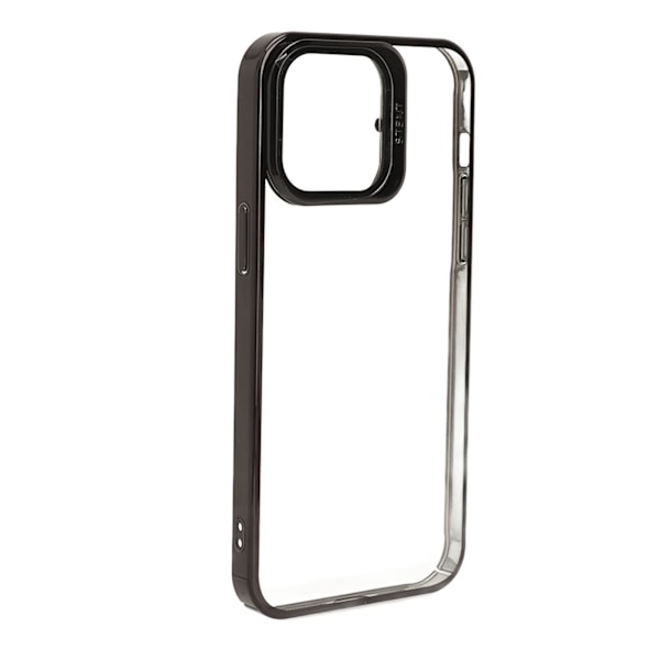 Magneettinen puhelinkotelo, ohut iskunkestävä puhelinkotelo kameran linssisuojalla, jalustalla, erittäin läpinäkyvä PC kova suojakotelo musta Iphone 14:lle