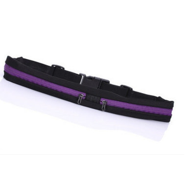 Herre og dame Fanny Pack Midjeveske Mobiltelefon Vanntett Tyverisikker Mobiltelefon Nærpassende Sport AB3-9 sapphire blue