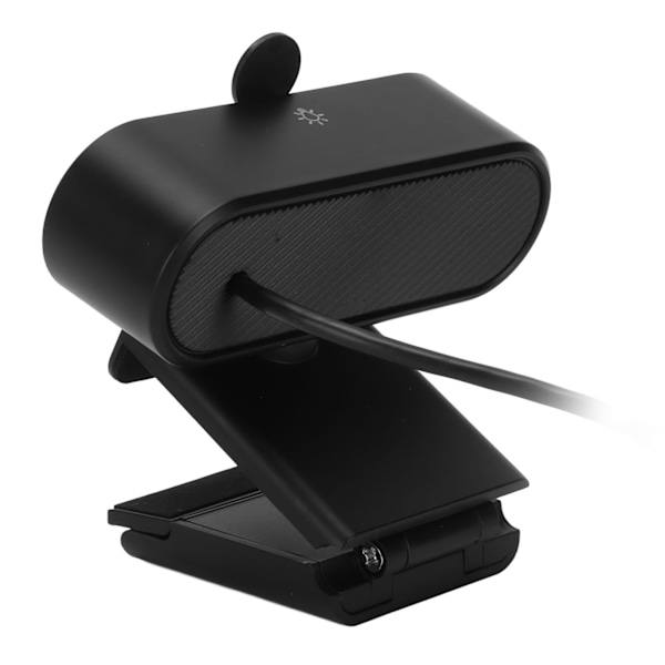 4K HD Webbkamera Plug and Play USB Datorkamera med Linsskydd för Videoinspelning Samtal Konferens
