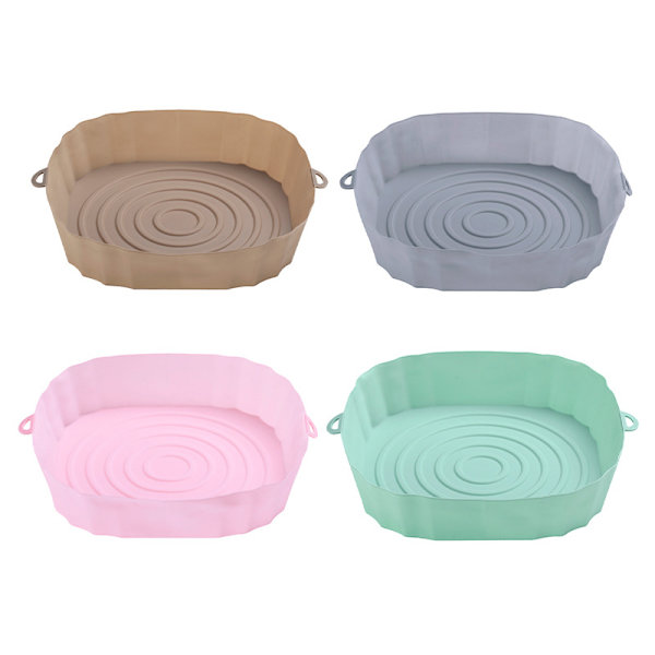 4 stk Silikon Air Fryer Air Fryer Liner Bageplade Bageplade