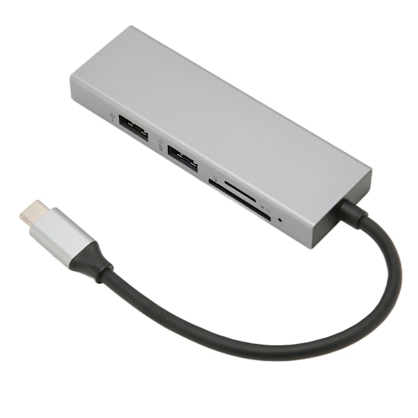 5-in-1 USB C -keskitin USB3.0 USB2.0 -muistikorttipaikalla, muistikorttipaikalla ja HD-multimedialiitännällä varustettu moniporttisovitin IOS-tabletille