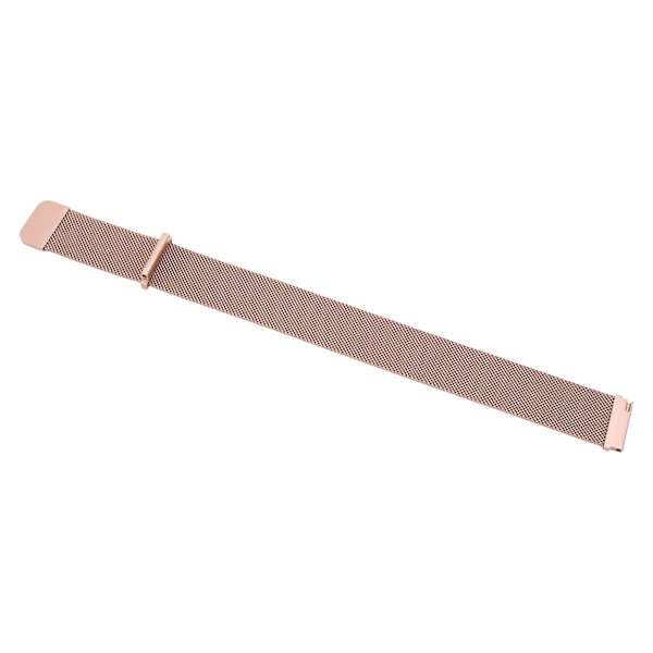 20mm Metallnett Klokkereim Rustfritt Stål Hurtigutløser Generell Klokkerem for Galaxy Watch for Vivoactive HR for Amazfit GTS 2 Mini Rose Gull