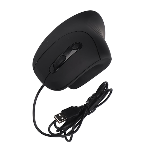 Kablet Vertikal Mus 6 Knapper 800‑1200‑2400‑3200 DPI USB Kablet Vertikal Ergonomisk Mus for Gaming Kontor