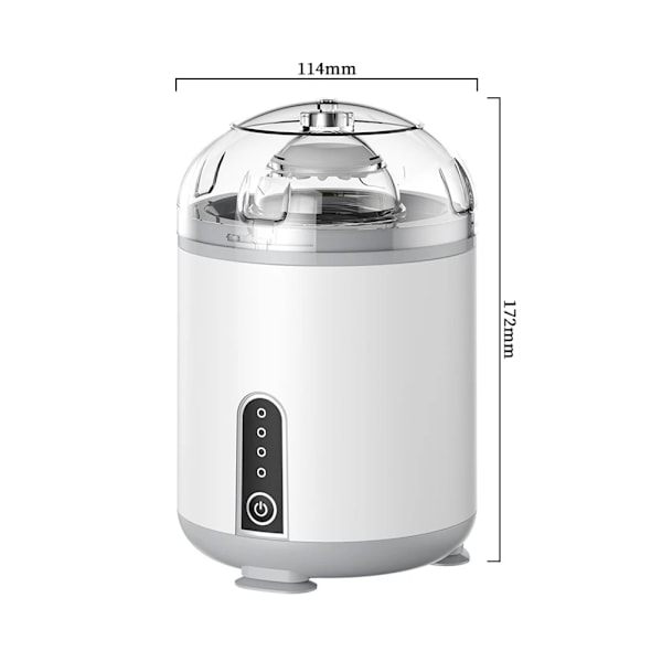 Elektrisk ægshaker fuldautomatisk æggehvidepisker USB opladning Golden Egg Maker White