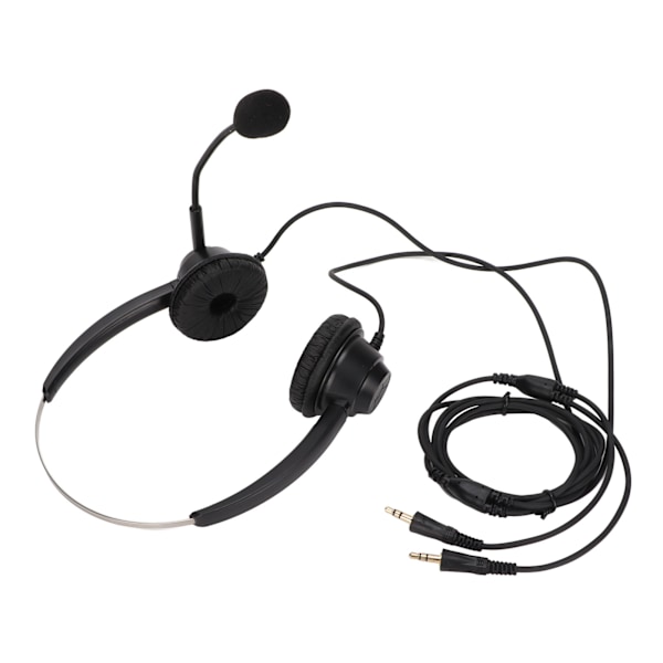 H360DPC Call Center Headset On Ear Datamaskin Hodetelefon med Mikrofon for Hjemmekontor Kundeservice