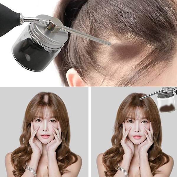 Cap Talc Pulver Blæser Puffer Barber Talcum Dispenser Flaske