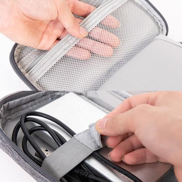 Förvaringsväska Cable Organizer GRÅ grey