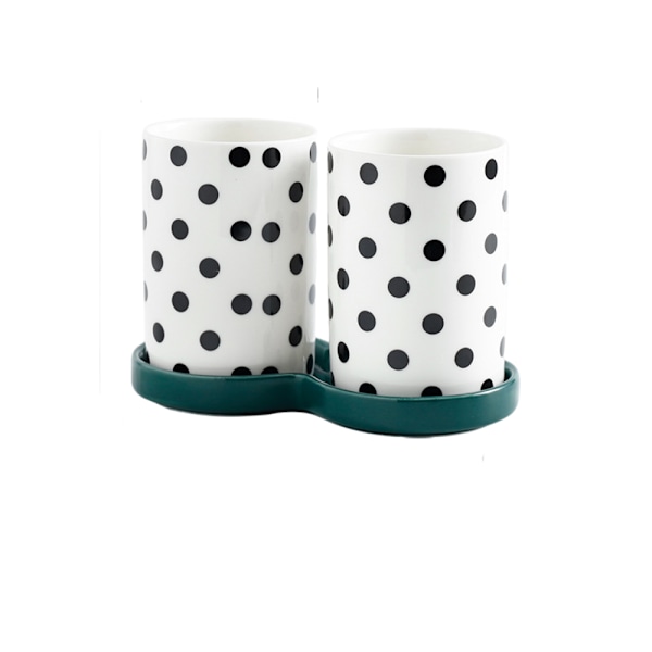Keramiske spisepinde Cylinder, Dobbelt cylinder Multifunktionel Black