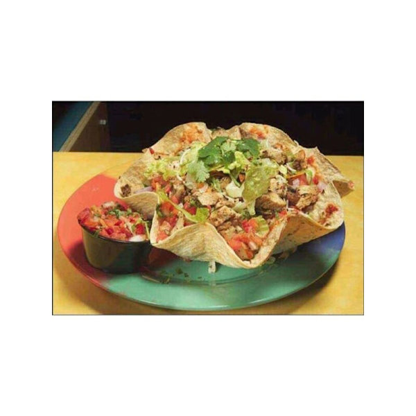 1x Tortilla Pan Sæt Nonstick Taco Salatskål Form Køkken Madlavningsværktøj Sort Mode