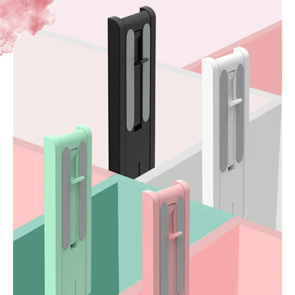 Bärbar bordstelefonhållare Telefon Mobilfäste Stöd vit 120*49*10mm white