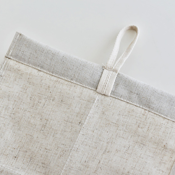 2 ST Hængende Opbevaringspose 5 Lommer Tekstil Væghængt Organizer 2 Styles