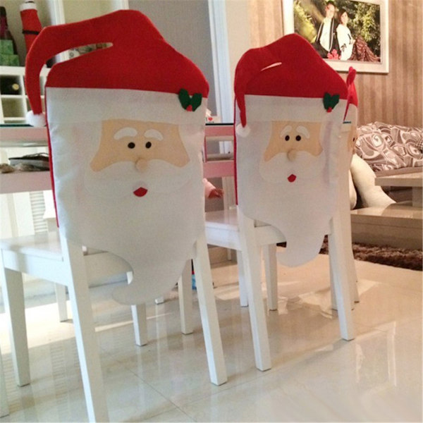Nisse Stoleryg - Juledekoration 4 stk multicolor