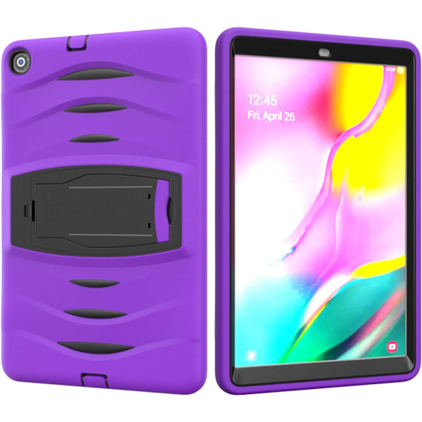 Robust, støtsikker trippel kraftig etui med innebygd stativ for Samsung Galaxy TabA10.1(2019)/SM-T510/SM-T515