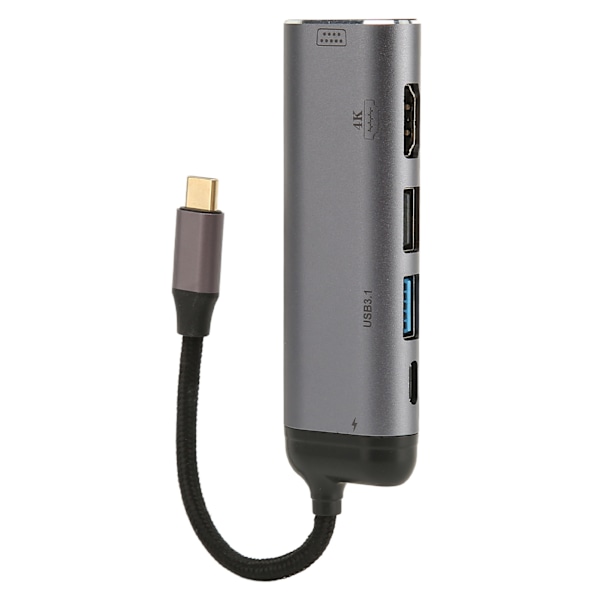 Type C -telakointiasema, monitoiminen Type C - PD100W USB3.1 USB2.0 Type C2.0 4K Type C -keskitin kannettaville tietokoneille