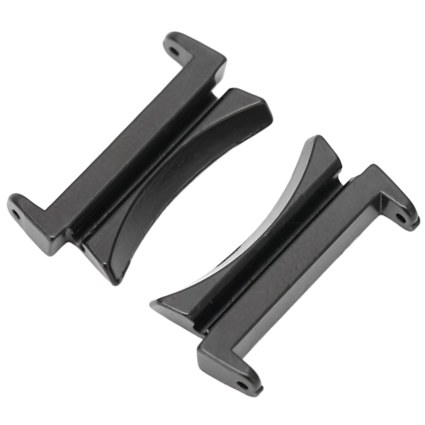 1 par/sett adapter for remkobling i rustfritt stål for Galaxy Watch 4-klokkebånd, svart