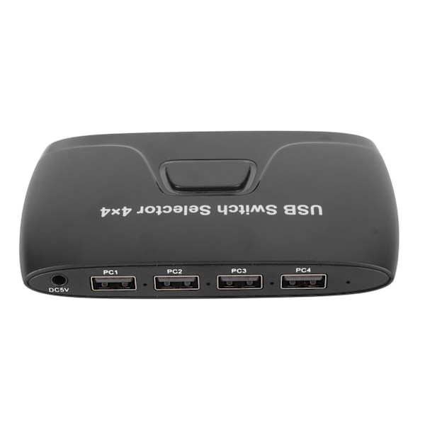 4 Port USB 2.0 Switch Selector 4 Datorer Delar 4 USB-Enheter USB KVM-Switch för Tangentbord Mus