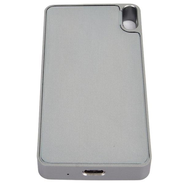 SATA SSD-kabinett UASP M.2 NGFF till USB 3.1 Aluminiumlegering OTG WTG Funktion Hårddiskkabinett för Laptop Desktop Grå