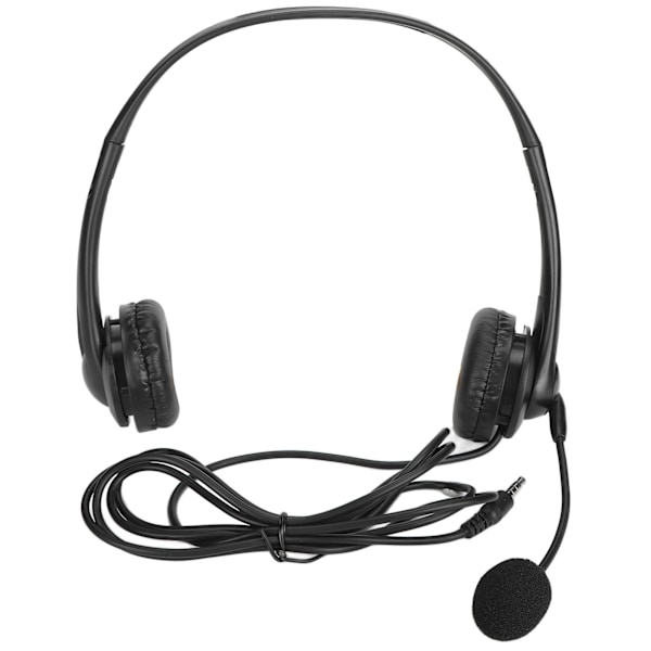 Asiakaspalvelukuulokkeet Hands Free Stereo Johdolliset Binauraaliset PC-melua vaimentavat kuulokkeet puhelinmyyntiin 3,5 mm