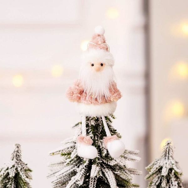 Förpackning 4 julfigurer hänge Snowman älg Julgransdekoration