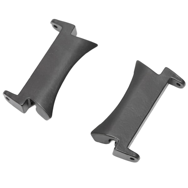 1 par/sett adapter for remkobling i rustfritt stål for Galaxy Watch 4-klokkebånd, svart