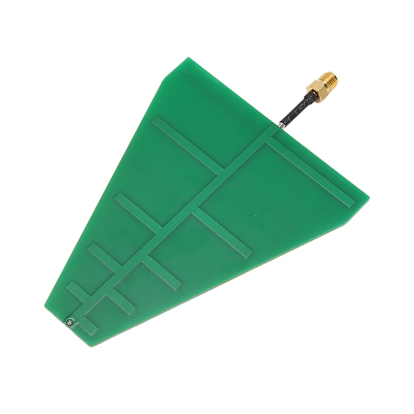 UWB Ultra Wideband Log Periodisk Antenne 1.35GHz‑9.5GHz 15W 5‑6dB Senderantenne med Adapterkabel