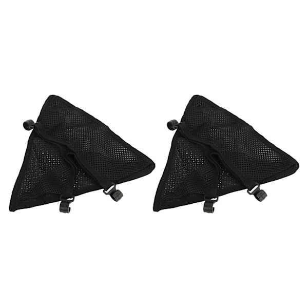 2 st Hopfällbart Runt Bord Meshväska Stretchig Nylon Camping Runt Bord Meshväska för Utomhus Hem