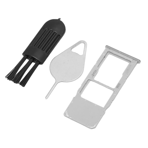 SIM-korttikelkka Ammattimainen SIM-korttipaikan kelkan pidikkeen vaihto poistotapilla Samsung Galaxy A51 A515U Hopea