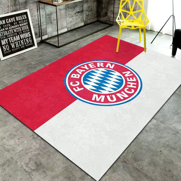Vintage fyrkantiga mattor Mjuk halkfri matta för hög vattenabsorption för arbetsrum Bayern