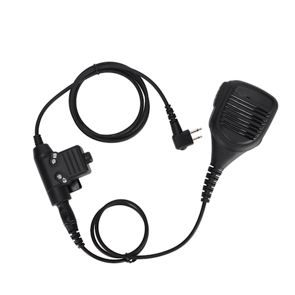 2-vägsradio Skuldermikrofon 7,1 mm Handmikrofon U94 PTT med Förstärkt Kabel för Motorola GP88 GP300 GP3688 DEP450 EP450