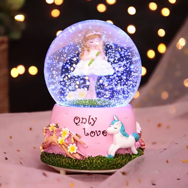 Julepynt Musical Snow Globe，Musikæske til juledekoration og gave，Julevandkugle
