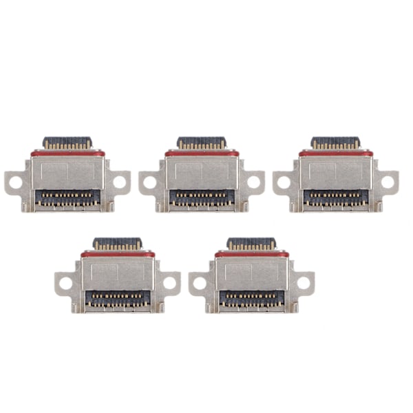 5 stk. Type C USB Oplader Konnektor Stik Data Opladningsport Hale Plug til Galaxy S10