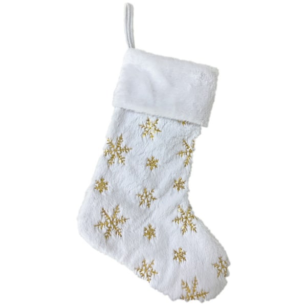 Julstrumpa Xmas Strumpor SILVER Silver