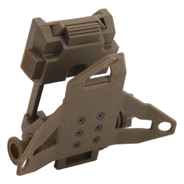 Night Vision Hjelmmontering Foldbar Justerbar Simpel Betjening Bred Kompatibilitet Nylon NVG Montering til PVS15 PVS18 GPNVG18 Tan