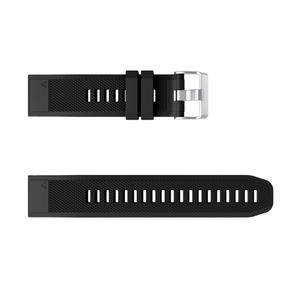 Silikonarmband Garmin Fenix 6/6 Pro/7 Svart