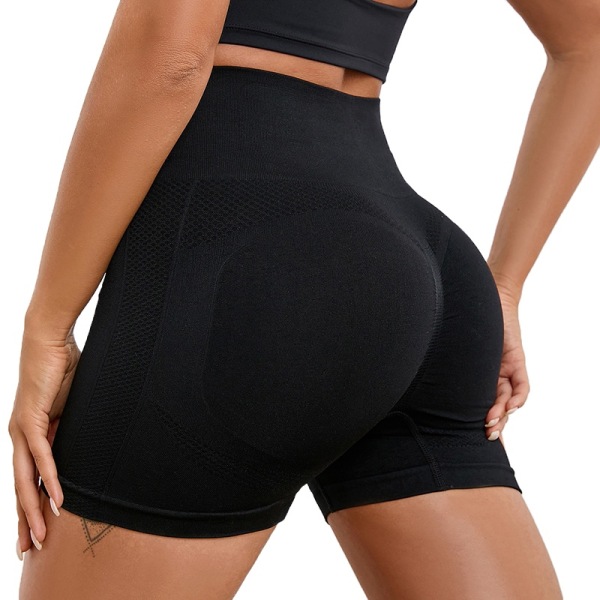 Shorts Dame Træning Fitness Shorts Crunch Butt Booty Shorts Kims Blå blue S