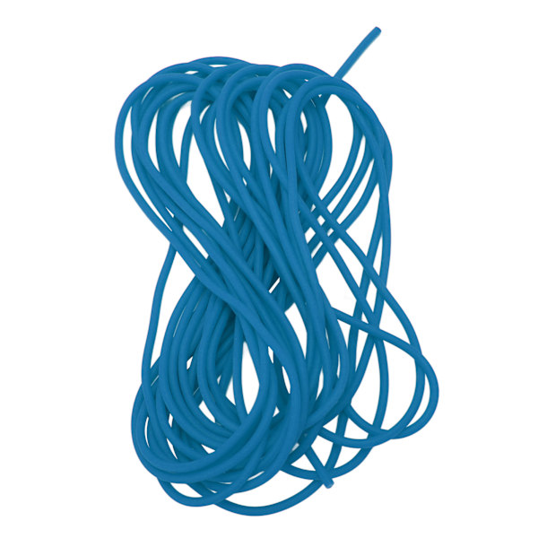 Elastiskt Rep Stretch Cord 2.1mm 5m Solid Latex Höghållfast Elastisk Snöre för Tennisträning Utomhussporter Blå