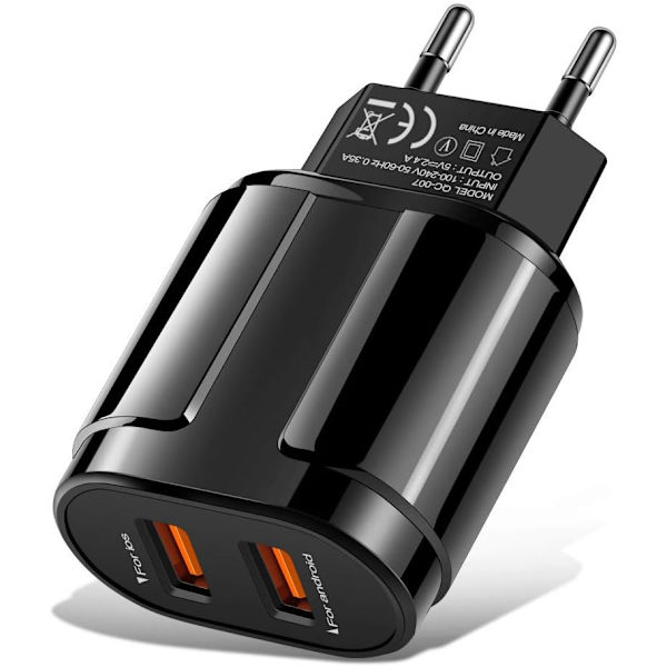 Laderhode med 2 USB-uttak